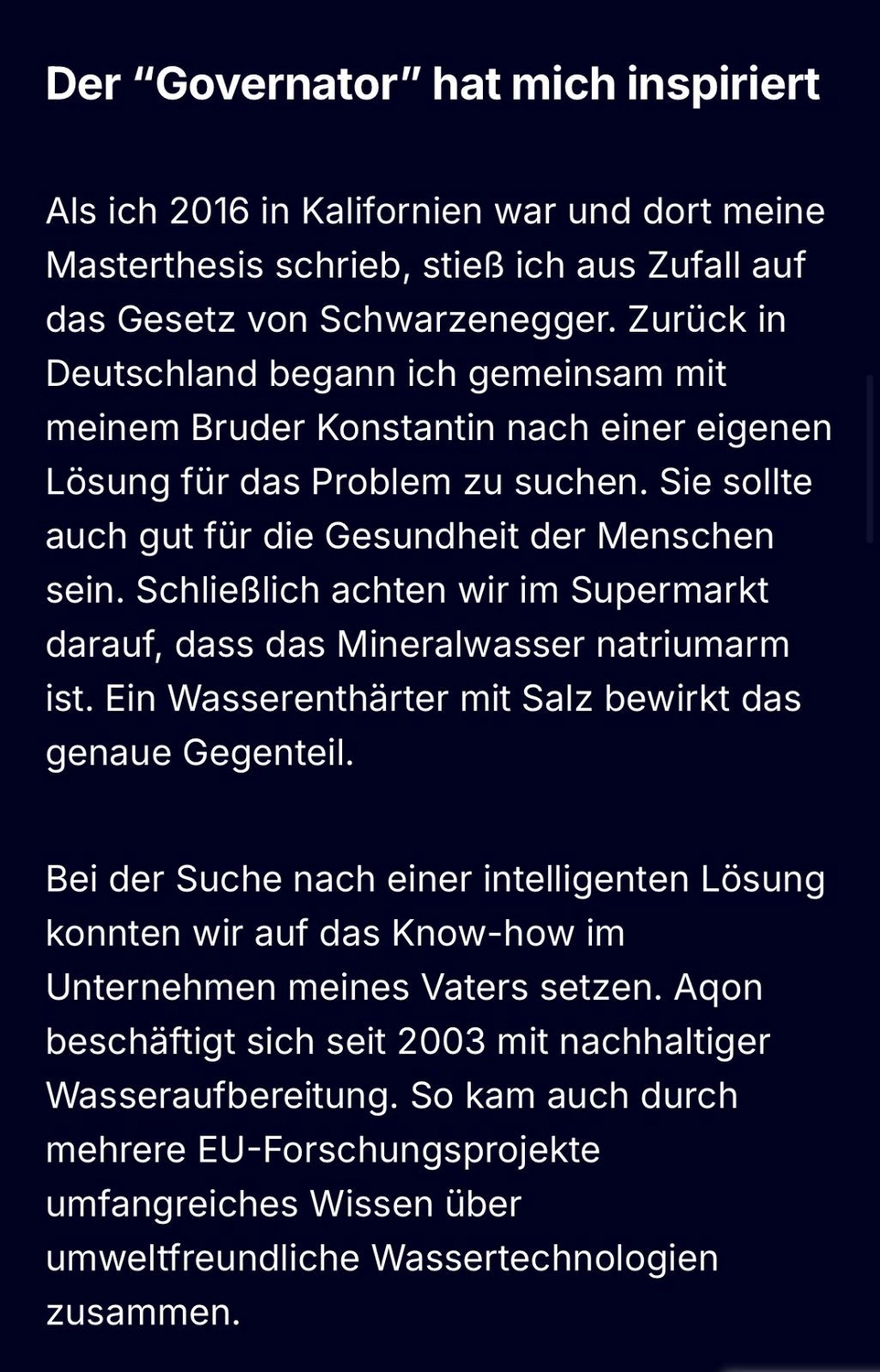 AquaCat Deutschland - Raoul Conrad - Chemikalienfreier Kalkschutz - Dokumentieren