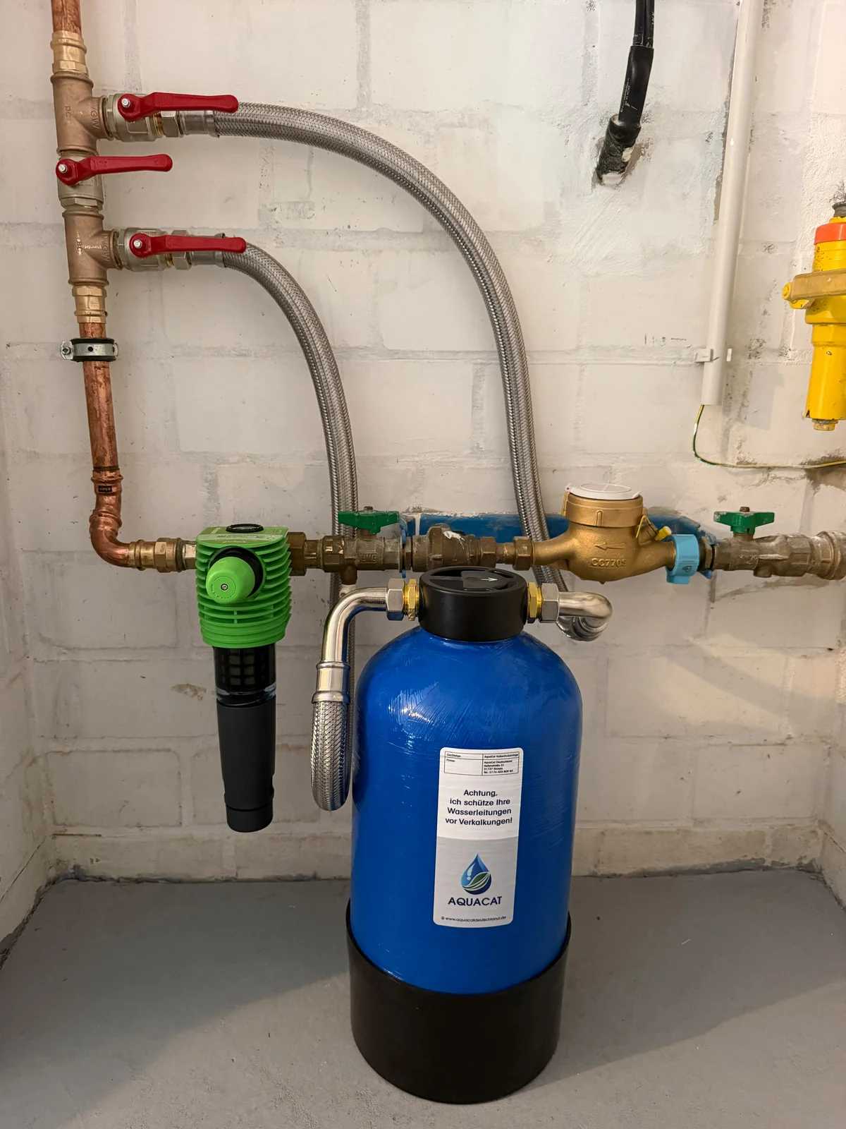 AquaCat Anlage im Hausanschlussraum 6